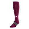 Under Armour Unisex UA Soccer Solid Over-The-Calf Socks XL Red view 1