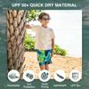Kanu Surf Little Boys Line Up Quick Dry Beach Swim Trunk, Vertigo Navy, Large (7) view 2