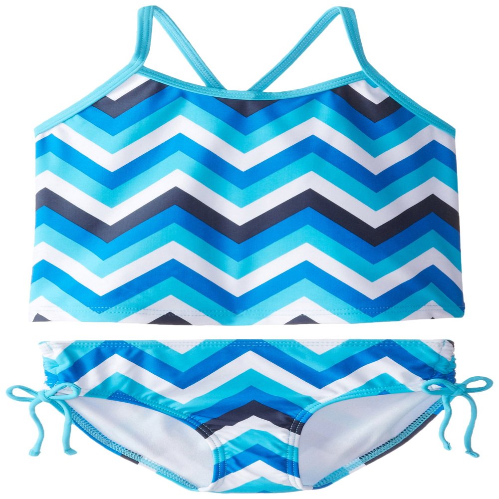 Kanu Surf Little Girls' Toddler Olivia Tankini Swimsuit, Blue, 3T