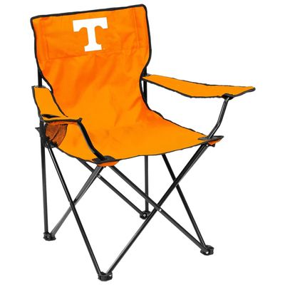 Logo Brands NCAA Tennessee Volunteers Quad Chair, Unisex Adult Chair with One Cup Holder, Team Color, One Size