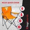 Logo Brands NCAA Tennessee Volunteers Quad Chair, Unisex Adult Chair with One Cup Holder, Team Color, One Size view 4