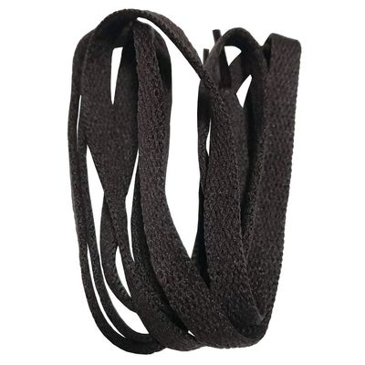 160cm Flat Shoelces Shoe Laces Shoestrings of Polester for Athletic Sport Hiking Work Sneaker Dark Brown
