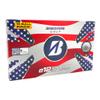 Bridgestone New Golf Liberty White/Navy/Red Bucket Hat/Cap USA view 1