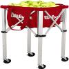 Wilson Teaching Cart Traveler with Red Bag, Holds 150 Tennis Balls, Zippered Top, Foldable Cart, 3.9 x 9.4 x 19.6 in view 1