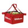 Wilson Teaching Cart Traveler with Red Bag, Holds 150 Tennis Balls, Zippered Top, Foldable Cart, 3.9 x 9.4 x 19.6 in view 3
