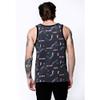 LRG Men's Iron Flag Tank Top, Dark Charcoal, Medium view 2