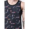 LRG Men's Iron Flag Tank Top, Dark Charcoal, Medium view 4