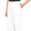 Alfred Dunner Womens Soft Twill Mid-Rise Regular Fit Straight Leg Regular Length Casual Pant White Size 14 view 2