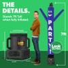 LookOurWay Air Dancers Wacky Waving Inflatable Tube Guy - 7ft Tall Inflatable Advertising Waving Dancing Man with Sky Dancer Blower - Party view 4
