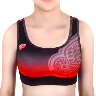 FOCO Detroit Red Wings Gradient Sports Bra Medium