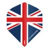 RED DRAGON Hardcore Union Jack Extra Thick Standard Dart Flights - 5 Sets Per Pack (15 Dart Flights in Total) view 2