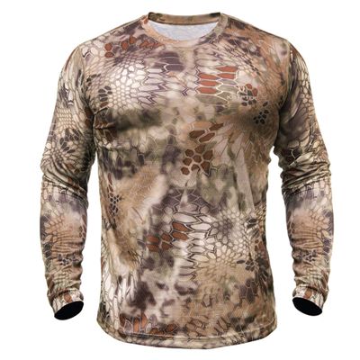 Kryptek Hyperion Long Sleeve, Lightweight, Breathable, Stealthy Camo Hunting and Fishing Shirt