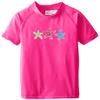 Kanu Surf girls Jade Upf 50+ Sun Protective Rashguard Swim Rash Guard Shirt, Ariel Pink, 14-16 US view 1