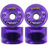 TGM Skateboards Longboard Trucks/Wheels/Bearings Black 6.0 + Bigfoot 76MM Cruisers Purple view 3