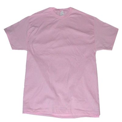 Alstyle AAA Men's Solid Plain Tshirt T Shirts Large (Pink)