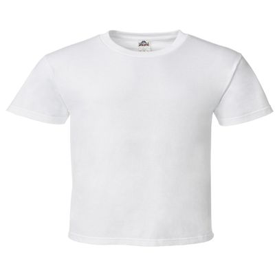 AAA Alstyle Men's Solid Plain Tshirt T Shirts Large (White)