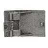 1 1/2" Clamp On Rectangular Buckle with Free Belt Strap Size: M-34" Color: Black view 3