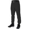 Alleson 605PY Youth Baseball Uniform Boys Solid Pants A Black XL view 1