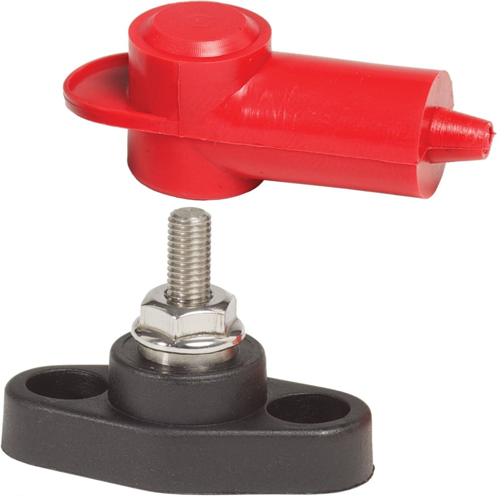 1 - Blue Sea 2010 PowerPost High Amperage Cable Connector #10 Stud