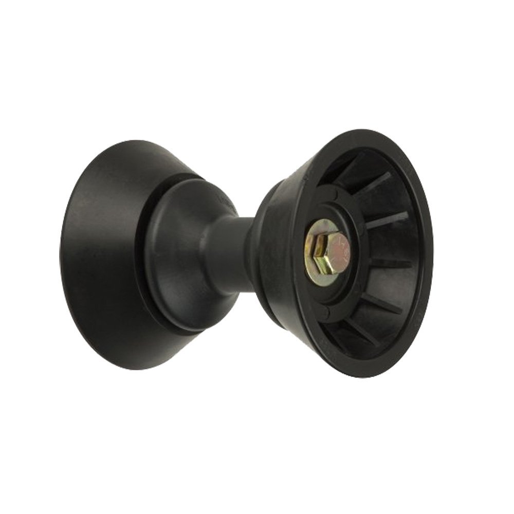 1 - C.E. Smith 3" Bow Bell Roller Assembly - Black TPR