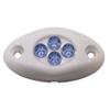 1 - Innovative Lighting Courtesy Light - 4 LED Surface Mount - Blue LED/White Case view 1