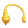 1 - Marinco Pigtail Adapter - 15A Female to 30A Male view 1