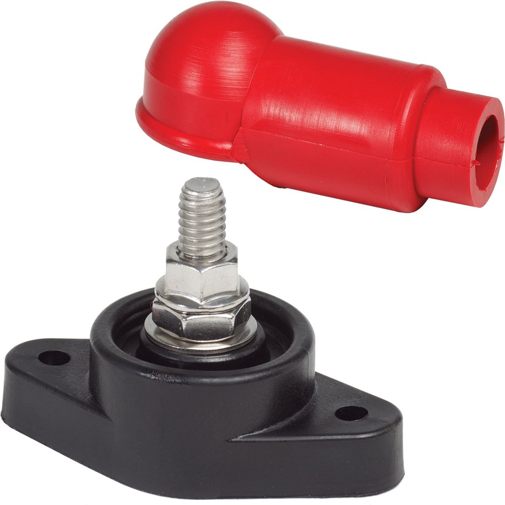1 - Blue Sea 2003 PowerPost High Amperage Cable Connector 3/8" Stud