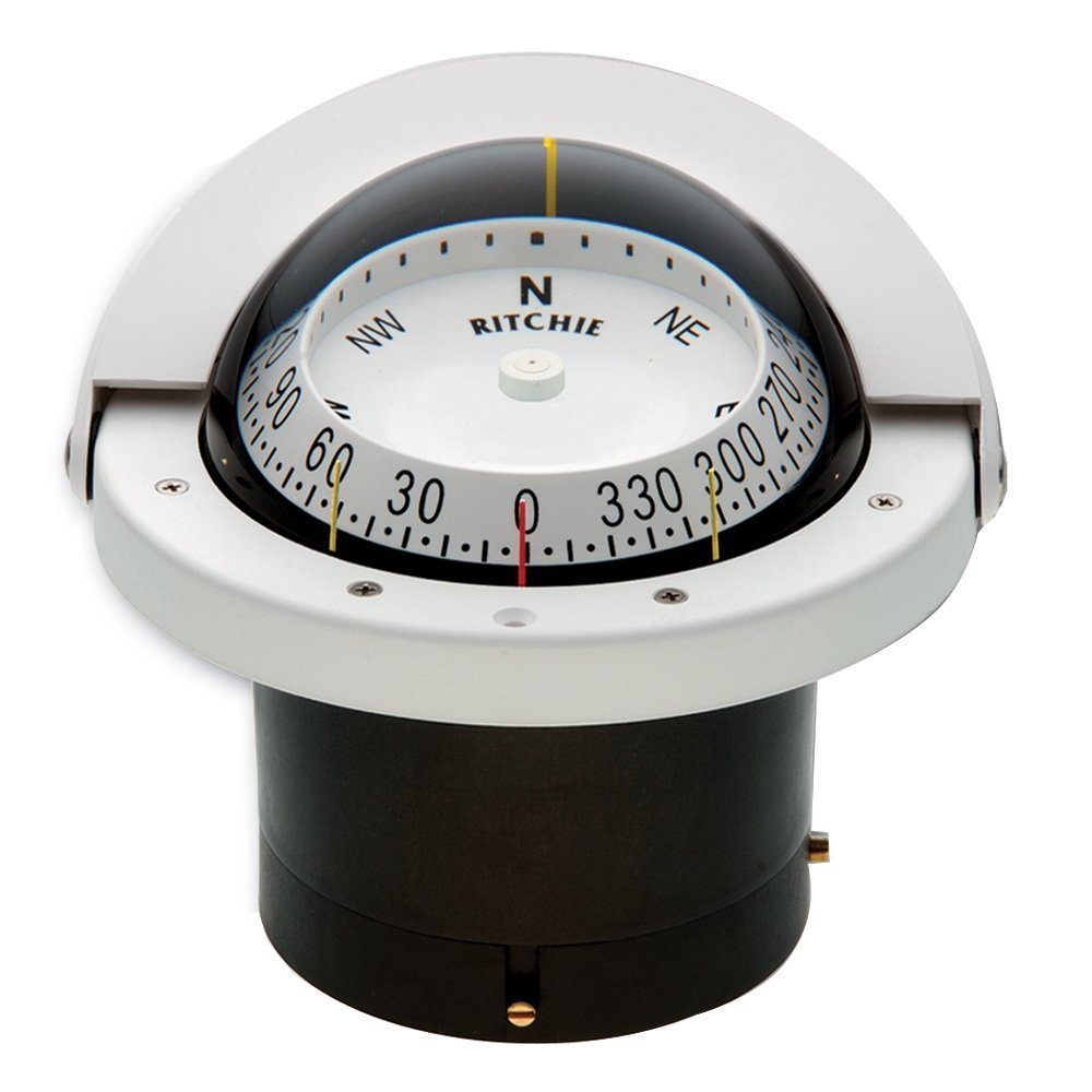 1 - Ritchie FNW-203 Navigator Compass - Flush Mount - White