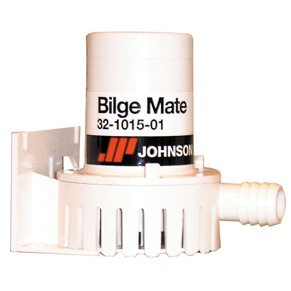 1 - Johnson Pump 400 GPH Bilge Pump 3/4" Hose 12V