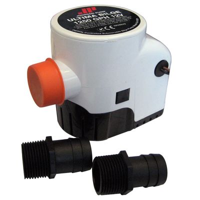 1 - Johnson Pump Ultima Bilge 1250 GPH 1-1/8" & 1-1/4" Hose