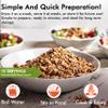 NuManna Grab-n-Go Bucket 80 Servings, 12 lbs Freeze-Dried Premade Meals | 25+ Year Shelf Life | Non-Perishable, Ready-to-Eat Breakfast & Dinner, Everyday Meals & Pantry Essentials | Emergency, Camping & Survival Food Kit | Made in USA view 3