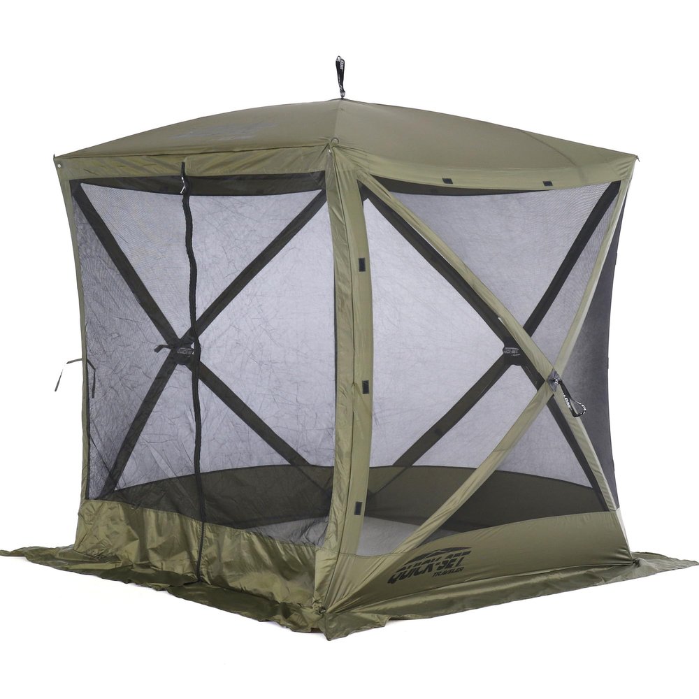 CLAM Quick-Set Traveler 6' x 6' Pop-Up Screen Tent, Green