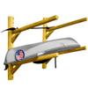 Wall-Mount 2-Place Log Kayak Storage Rack, Surfboard Garage Storages, Canoe Wall Racks, Surf Racks, Kayaks Wall Mount, Garage Canoe Storages - Natural view 1
