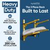 Wall-Mount 2-Place Log Kayak Storage Rack, Surfboard Garage Storages, Canoe Wall Racks, Surf Racks, Kayaks Wall Mount, Garage Canoe Storages - Natural view 3