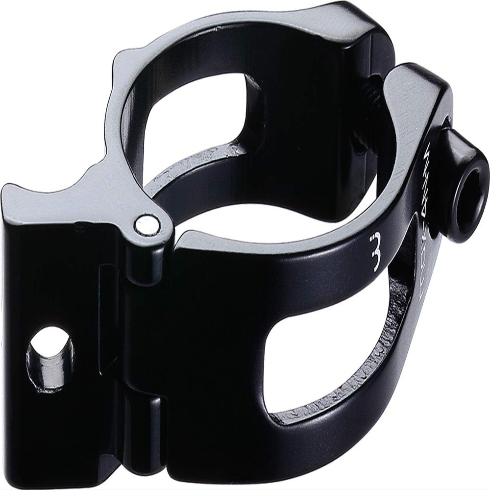 BBB 653152 Bicycle Front Derailleur Mounting Bracket Attachment Shift Fix BSP-90 31.8MM Black