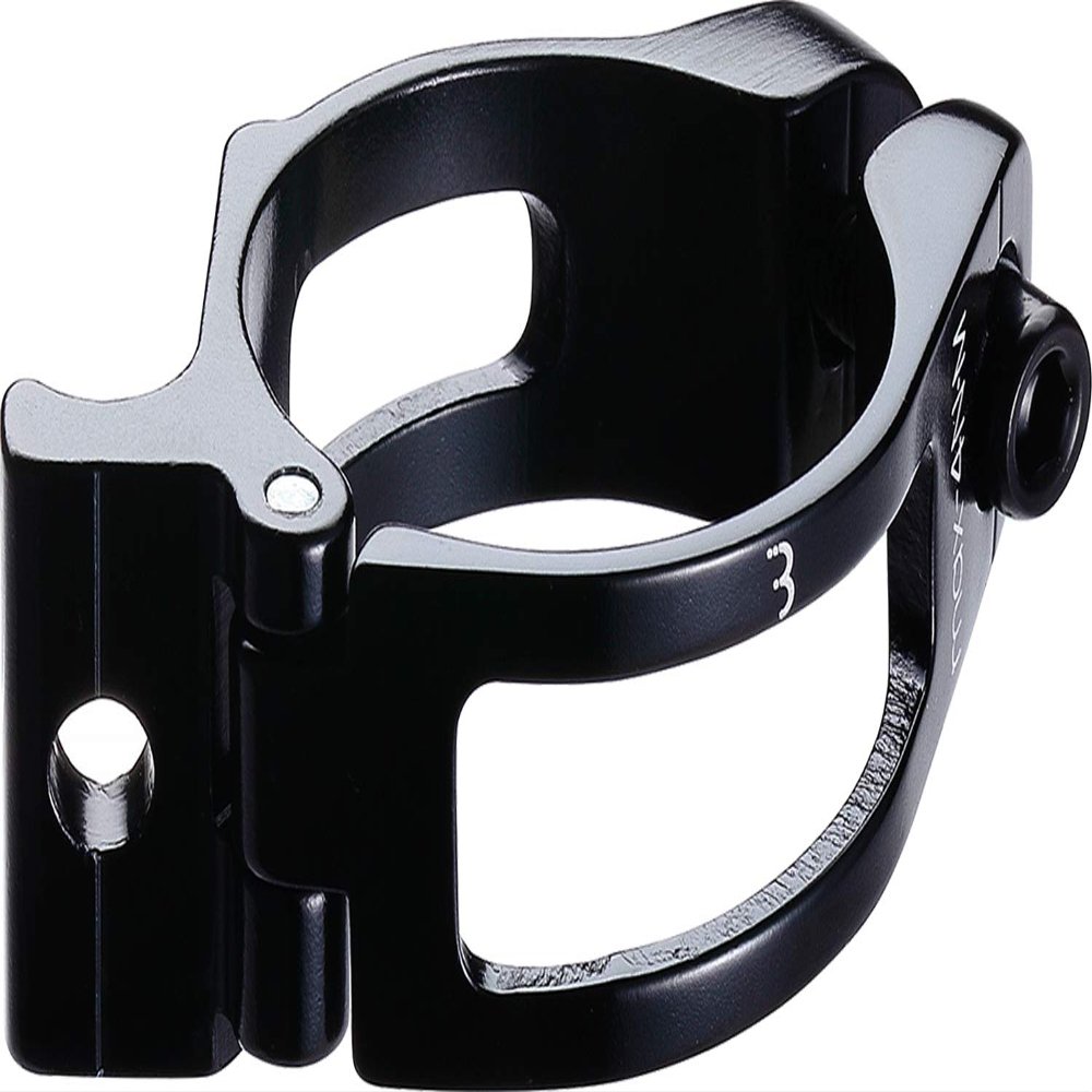 BBB 653153 Bicycle Front Derailleur Mounting Bracket Attachment Shift Fix BSP-90 34.9MM Black