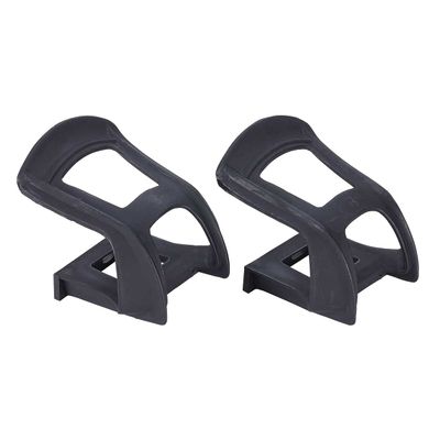 BBB Cycling NoseTight | Toe Clips for Bike Pedals | Strapless Clips Great Alternative to Cleats | Black | One Size | BPD-95