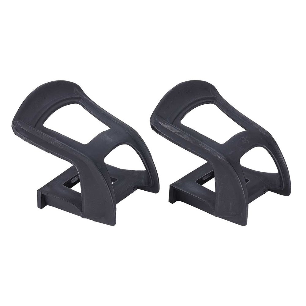 BBB Cycling NoseTight | Toe Clips for Bike Pedals | Strapless Clips Great Alternative to Cleats | Black | One Size | BPD-95