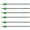 Victory Archery VForce Gamer Arrows with Blazer Vanes (Pack of 6), Black, 400 view 2