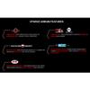 Victory Archery VForce Gamer Arrows with Blazer Vanes (Pack of 6), Black, 400 view 3