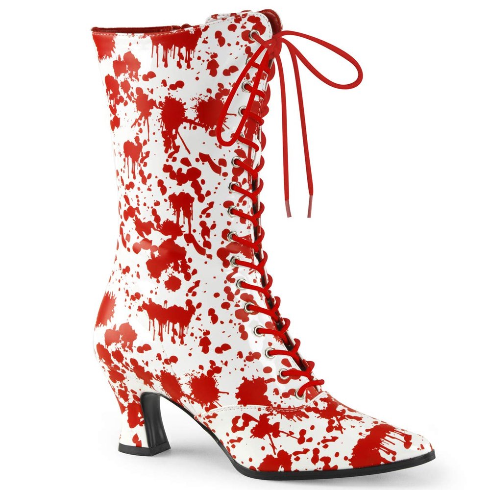 Funtasma Women's Victorian 120BL White Casual Boot Size 8