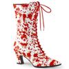 Funtasma Women's Victorian 120BL White Casual Boot Size 8 view 1
