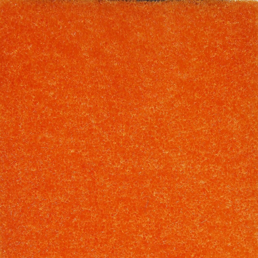 Adhesive Backed Thin Furry Foam (Orange)