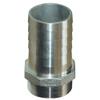 GROCO 2"" NPT x 2" ID Stainless Steel Pipe to Hose Straight Fitting view 1