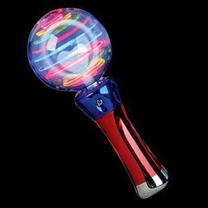 Flashing Panda Meteor Storm LED Changing Pattern Spinner Wand
