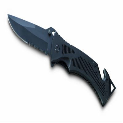 Black Hooked Pocket Knife