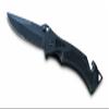 Black Hooked Pocket Knife view 1