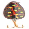 Sierra Spoon Lure, Bleeding Black/Chartreuse Dot, 1/2-Ounce view 1