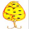 Sierra Spoon Lure, Bleeding Chartreuse/Black Dot, 1/2-Ounce view 1