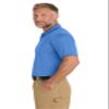 CornerStone Unisex Micropique Gripper Polo, Blue Lake, 4X-Large view 2